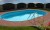 Каркасный бассейн 500х250х150см Лагуна морозоустойчивый овальный (вкапываемый), скиммер + форсунка