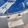 Каркасный бассейн 400х150см Лагуна морозоустойчивый круглый, цвет платина, скиммер + форсунка