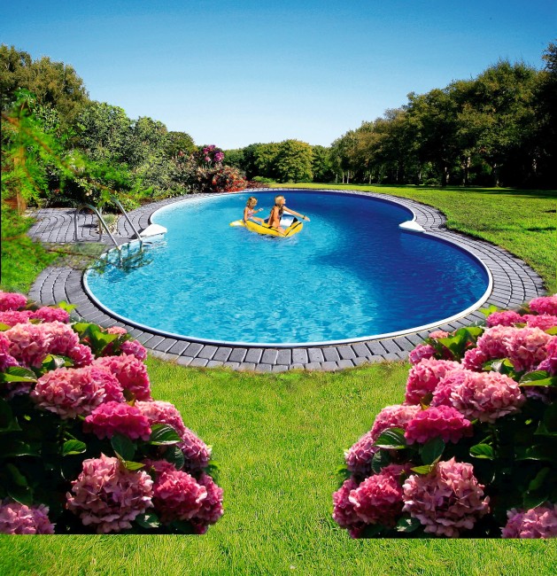 Каркасный бассейн Summer Fun 725x460х120см, полный комплект