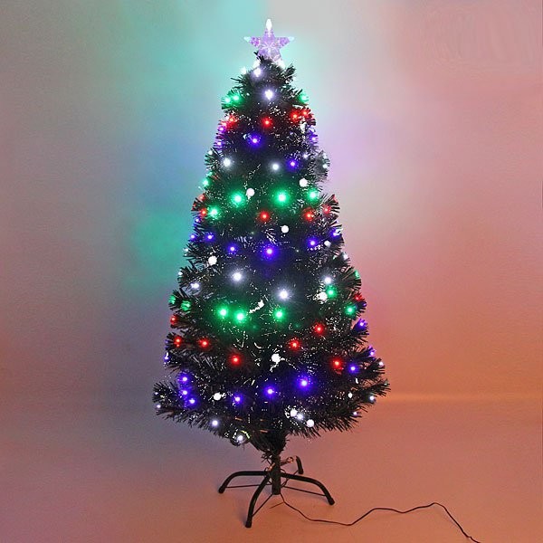 Искусственная елка оптоволоконная 120 см со светодиодами