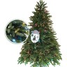 Искусственная елка Richardson 260 см Ре + Пвх с электрогирляндой Christmas Market TM CM17-206