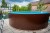 Морозоустойчивый бассейн 488х125см Larimar круглый цвет шоколад, лестница, фильтр насос, скиммер, песок
