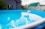 Морозоустойчивый бассейн 457х125см Larimar круглый цвет платина, лестница, фильтр насос, скиммер, песок