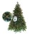 Искусственная елка Richardson 228 см Ре + Пвх с электрогирляндой Christmas Market TM CM17-204
