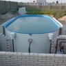 Бассейн сборный 700х350х120cм Summer Fun морозоустойчивый овальный Chemoform (Германия), без фильтрации, толщина чашкового пакета 0,6 мм