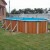 Каркасный бассейн 550х370х132см Atlantic Pool Esprit-Big, фильтр-насос Kripsol