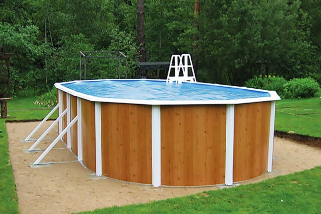 Каркасный бассейн 10,0х5,5х1,32см Atlantic Pool Esprit-Big, фильтр-насос Kripsol 