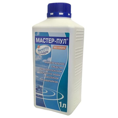 Мастер Пул 1 литр - комплексное без хлорное средство