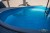 Каркасный бассейн 370х244х125см Larimar морозоустойчивый овальный (вкапываемый), скиммер, фильтр-насос, песок, лестница
