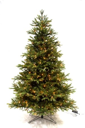 Искусственная елка Коттеджная 305 см., 960 лампы, зеленая, Black Box 74361